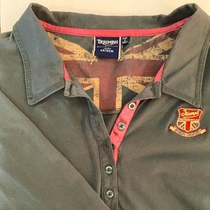 TRIUMPH Motorcycles Licensed Collared Tee